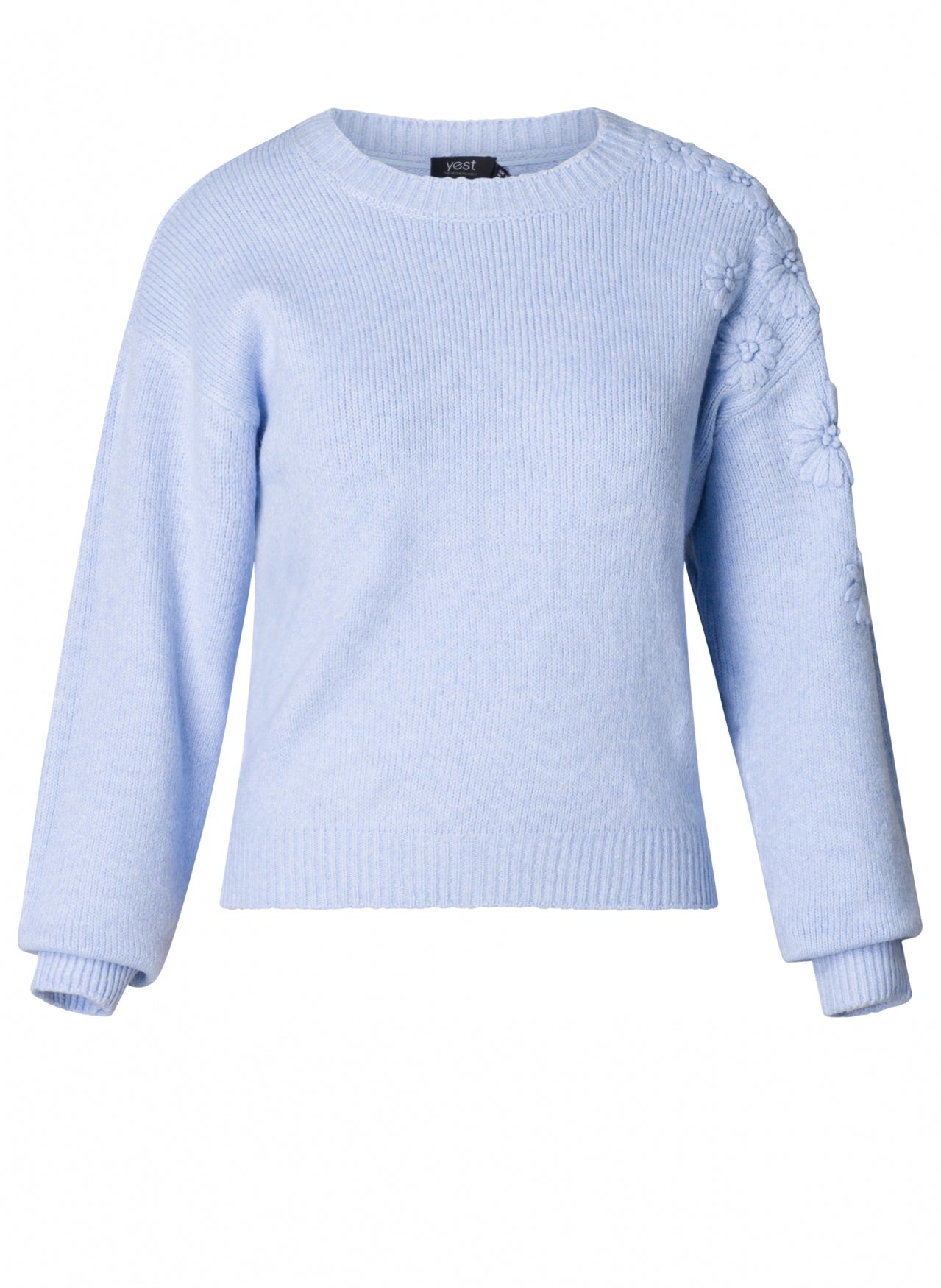 Tricot à fleurs