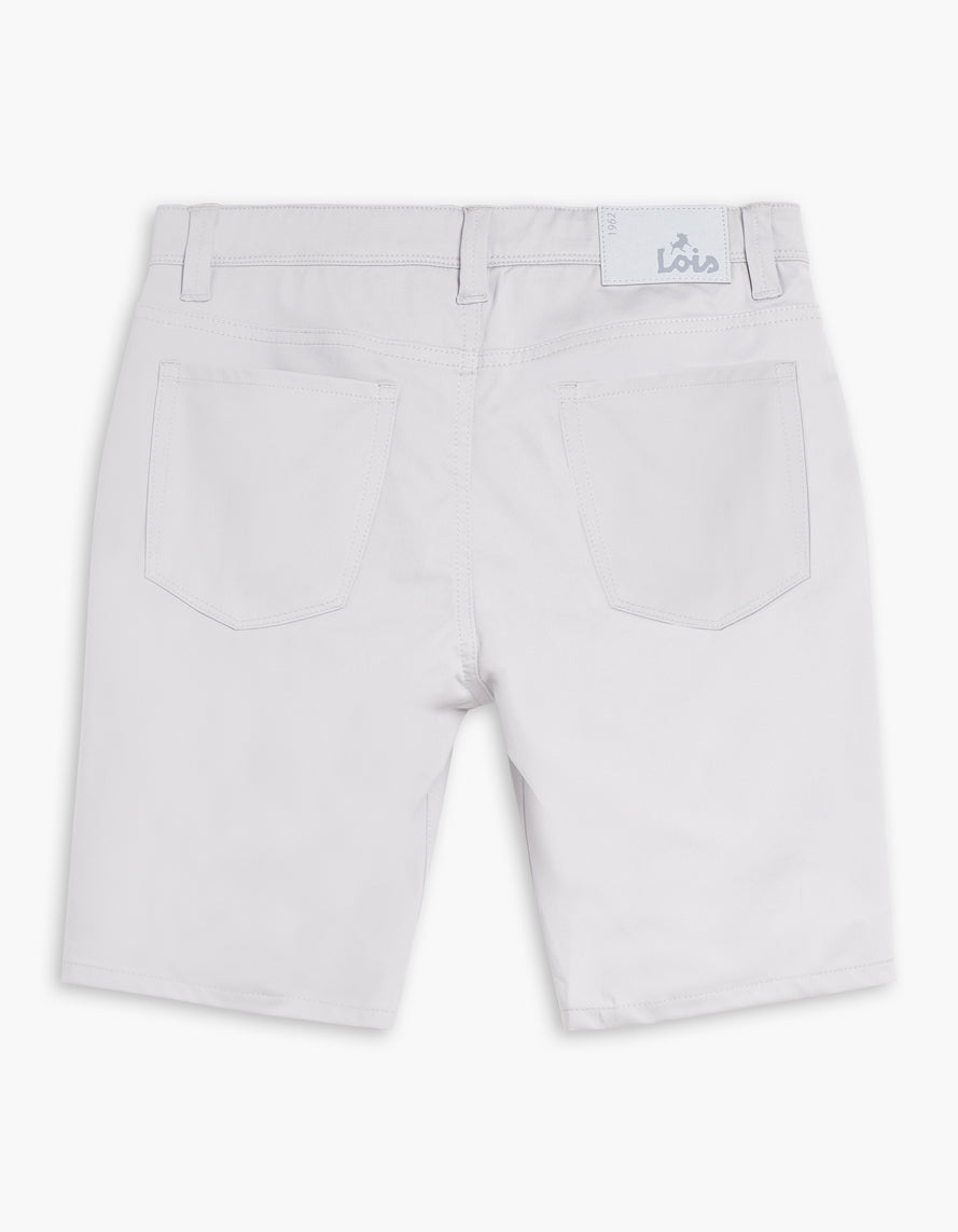 Bermuda uni gris pâle