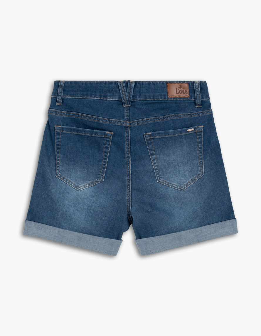 Short courte en jeans