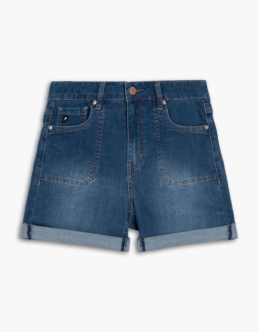 Short courte en jeans