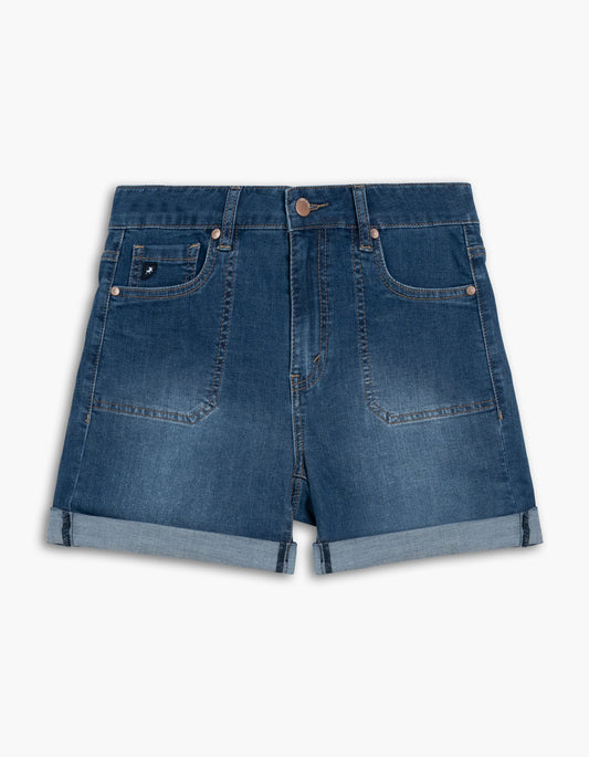 Short courte en jeans