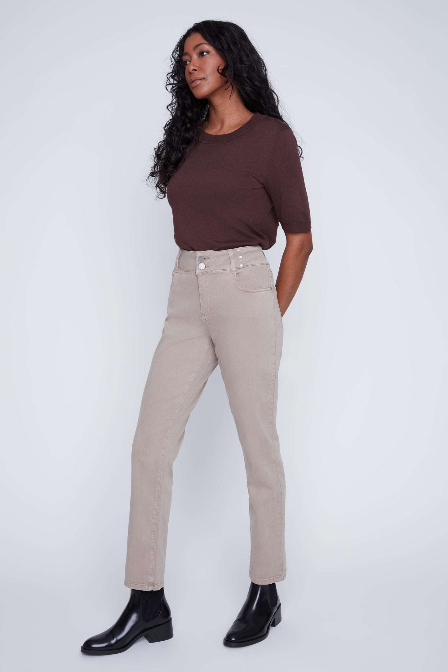 Pantalon jambe droite