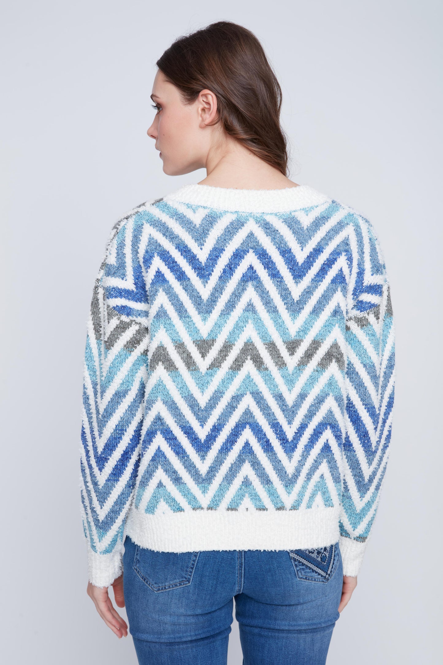 Chandail motif zig-zag
