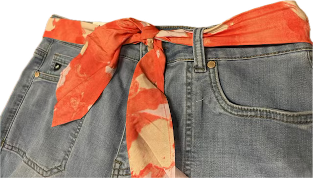 Jeans jambe large