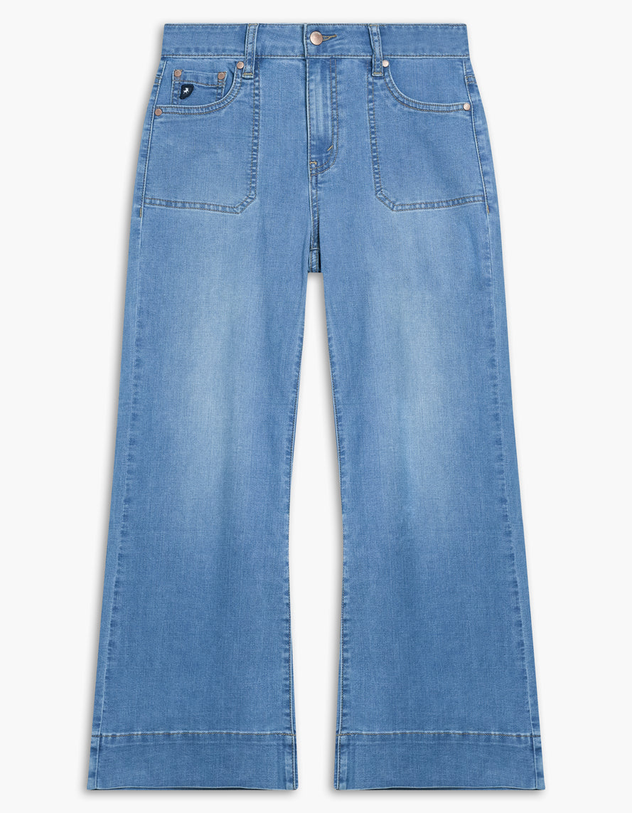 Jeans jambe large