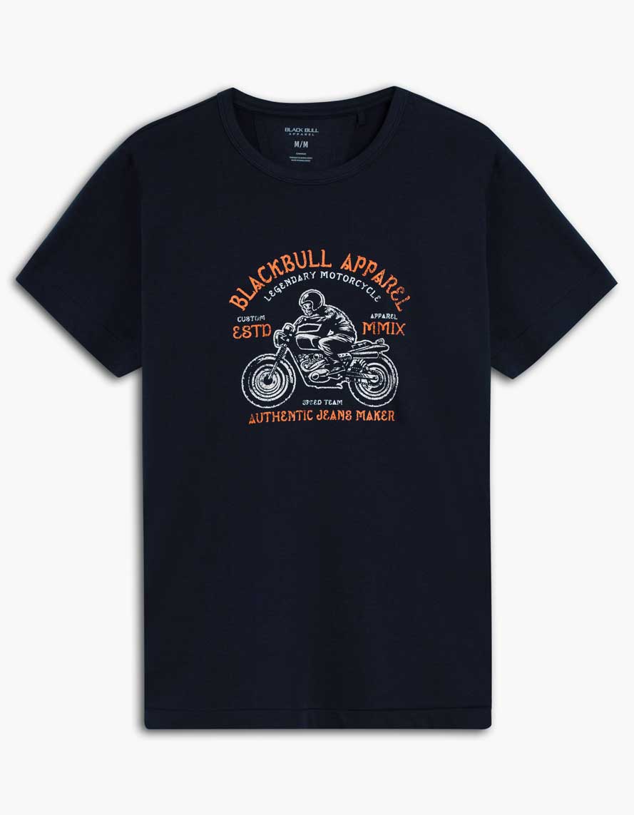 T-shirt dessin moto