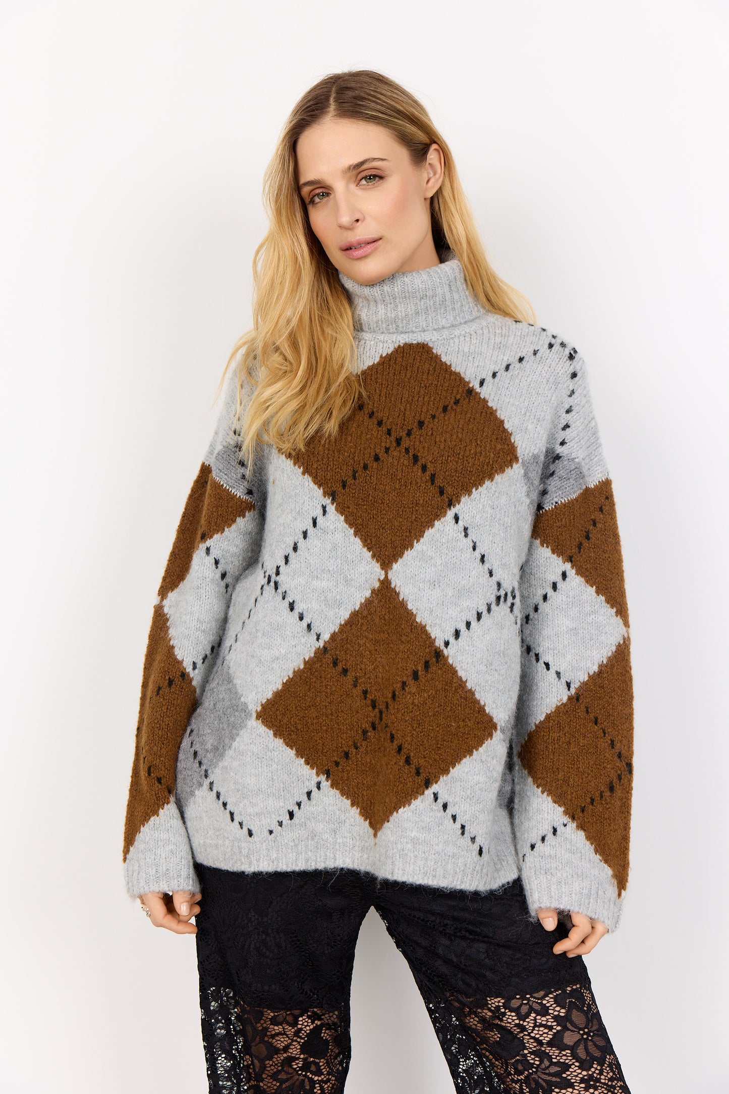 Tricot géométrique