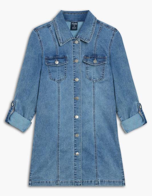 Long jacket en jeans