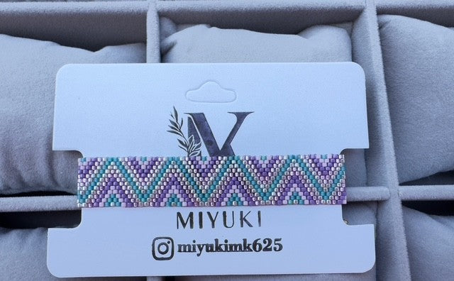 Bracelet motif zigzag