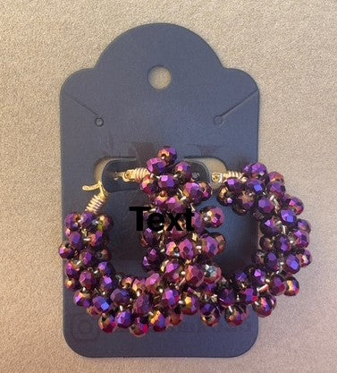 Boucle d'oreille épaisses