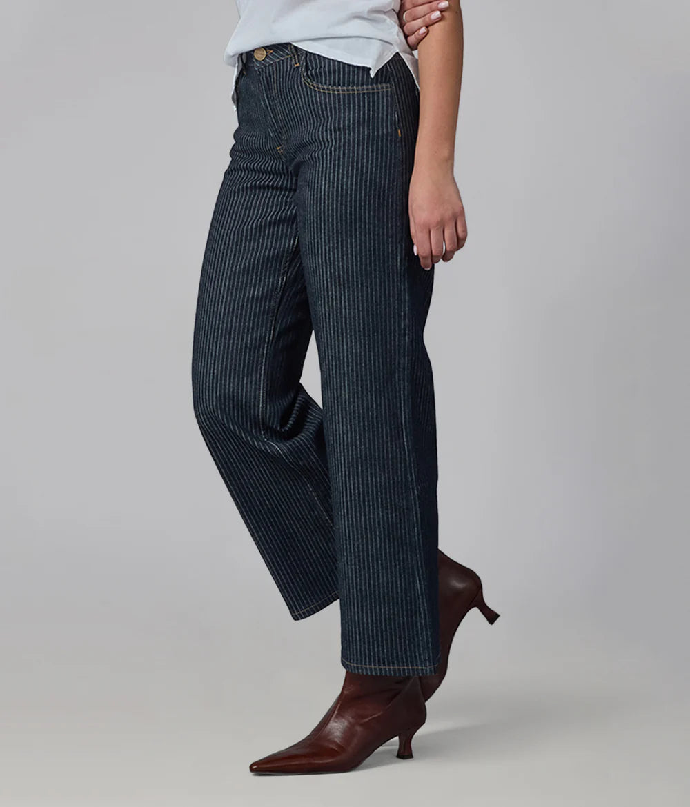 Jeans à rayures