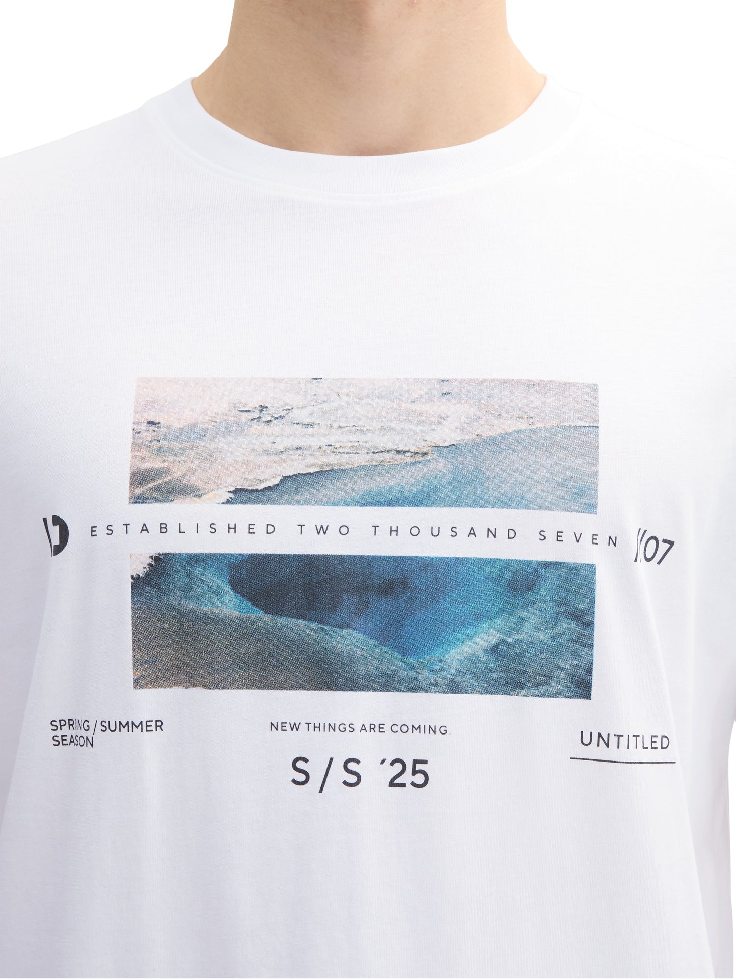 T-shirt avec image printemps/été