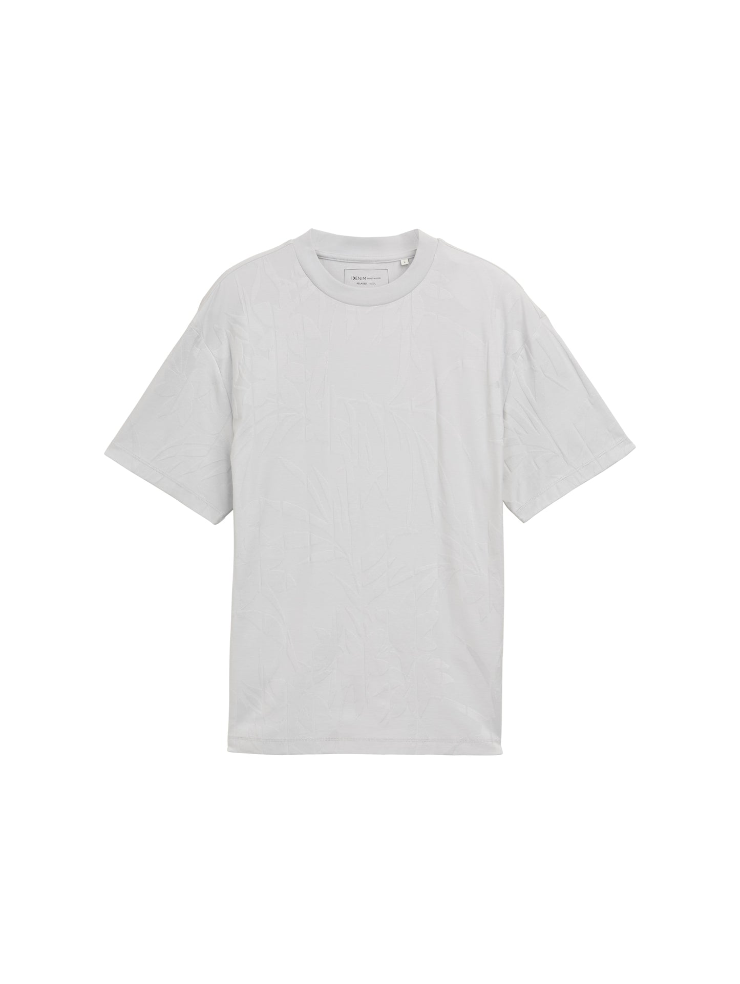 t-shirt jacquard coupe décontracté - 2 couleurs