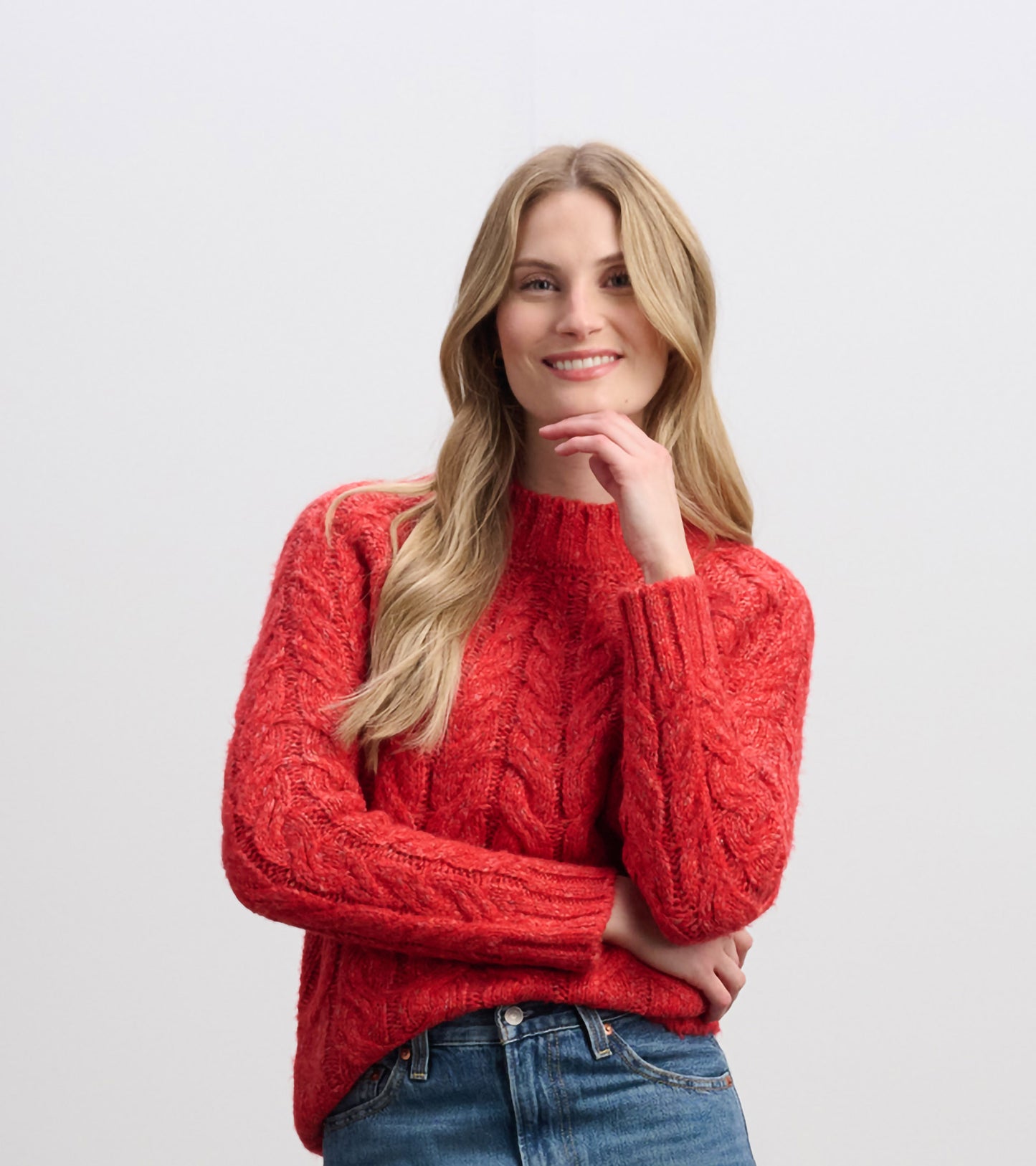 Tricot en maille torsadée