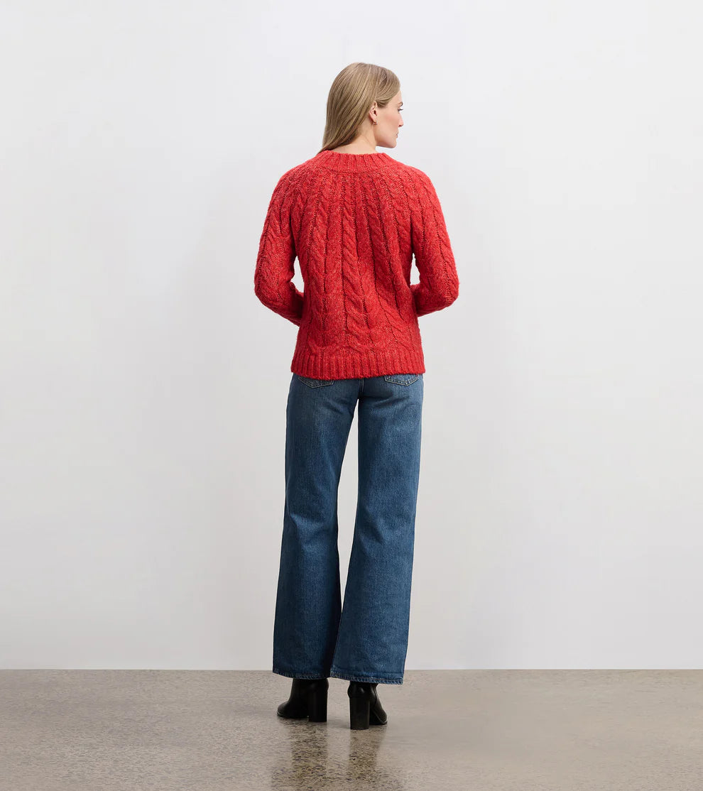 Tricot en maille torsadée