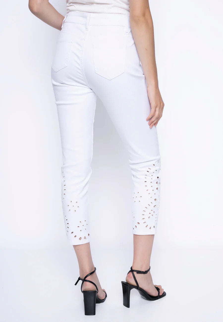 Jeans avec broderie