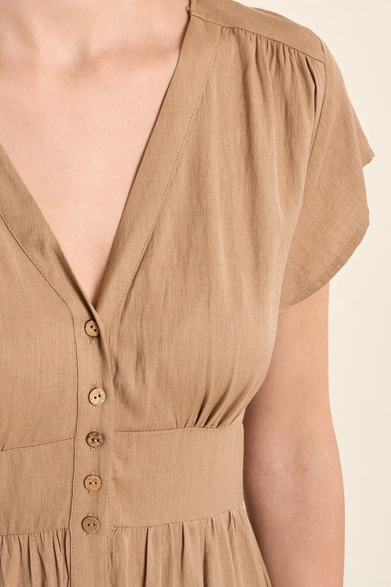 Robe midi fluide