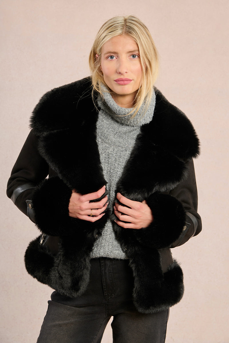Manteau tissé