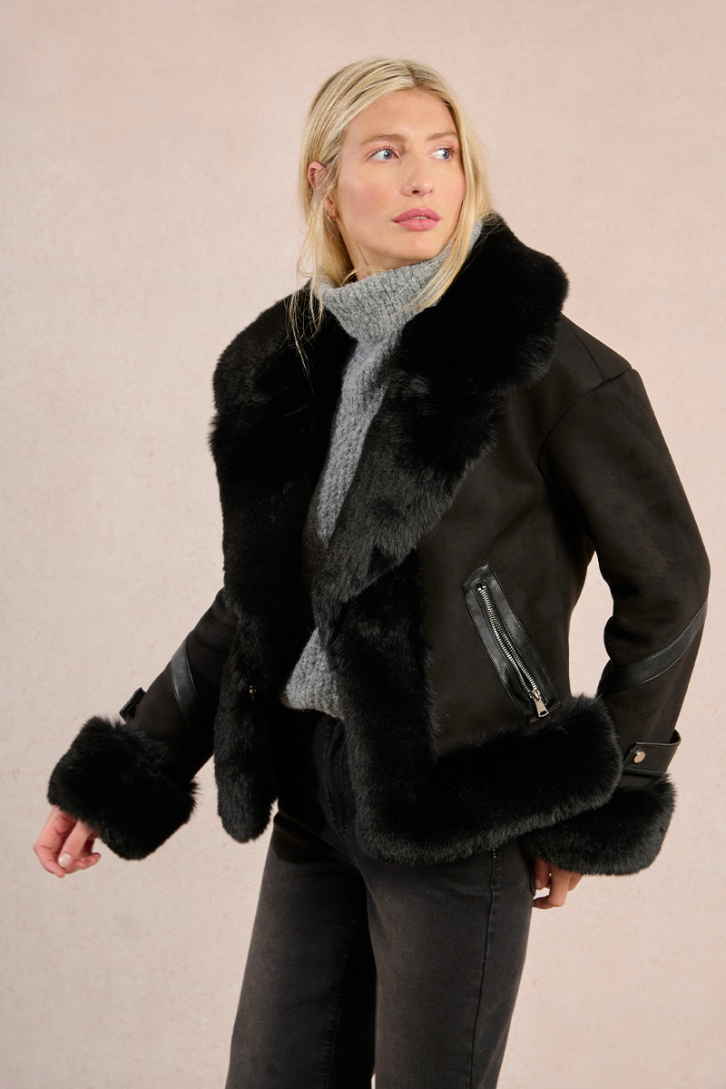 Manteau tissé