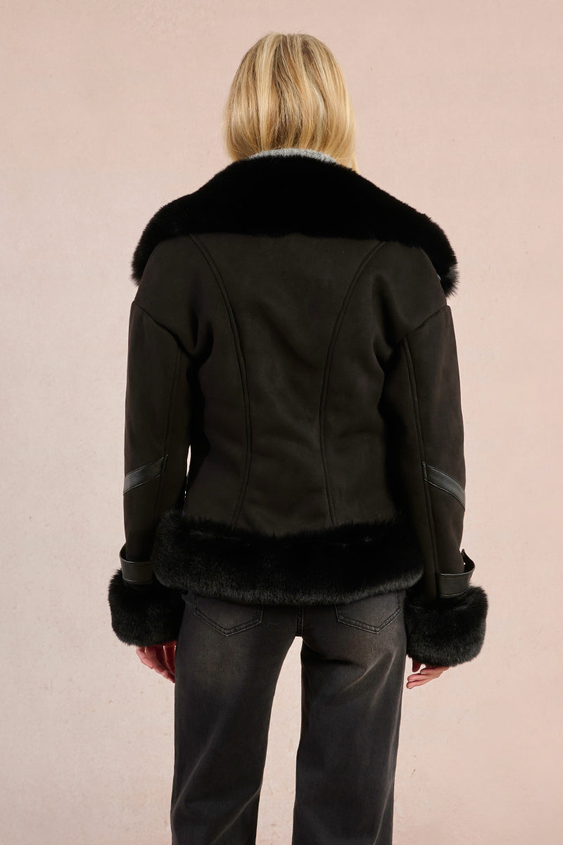 Manteau tissé