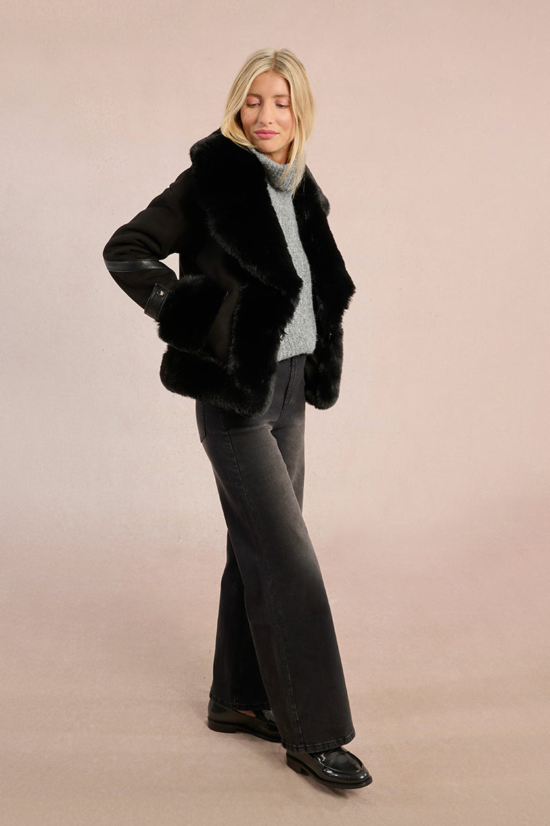 Manteau tissé