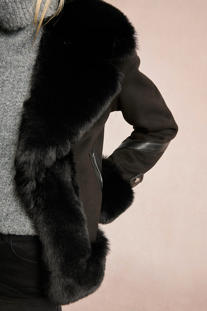 Manteau tissé