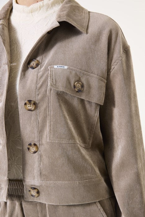 Veste côtelée