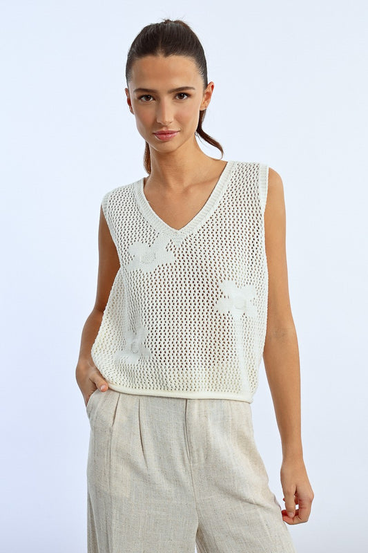 Débardeur en tricot