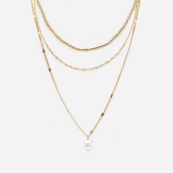 Collier triple chaîne
