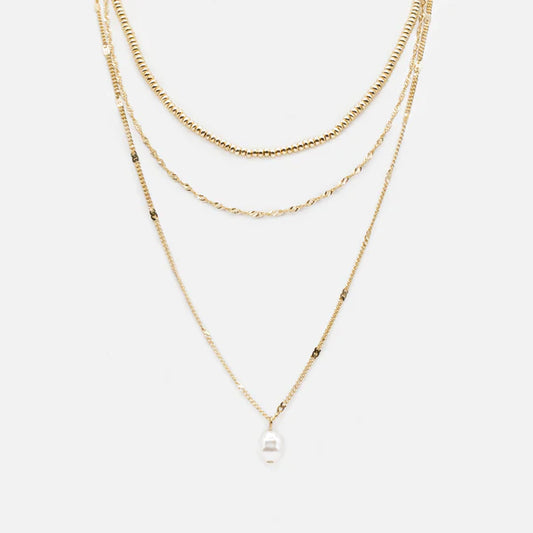 Collier triple chaîne
