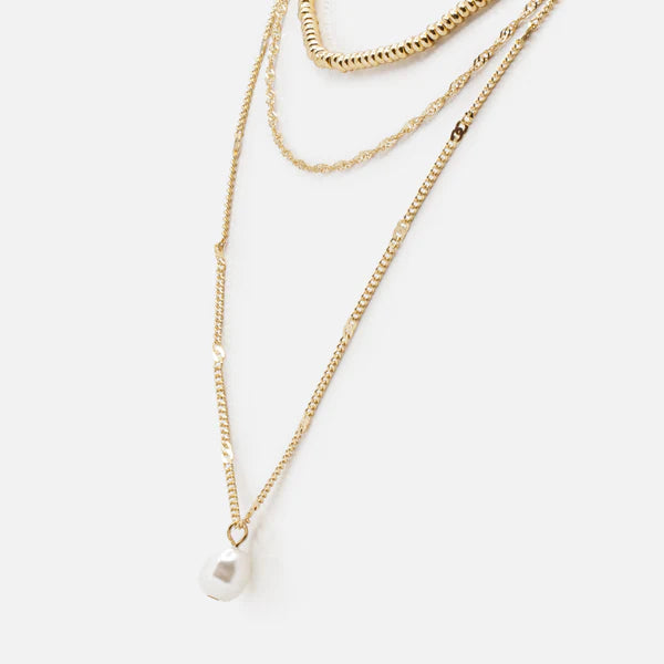Collier triple chaîne