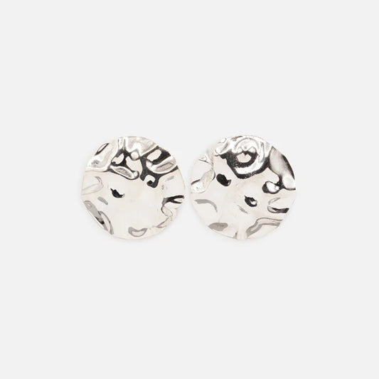 Boucles d'oreilles argentées