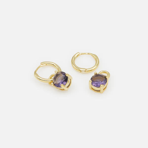Boucles d'oreilles huggies dorées
