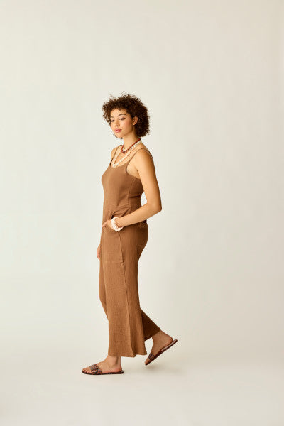 Jumpsuit à bretelles