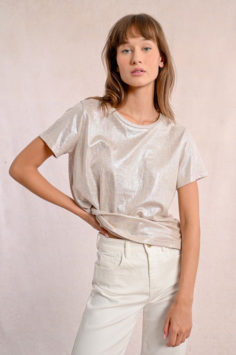 T-shirt scintillant