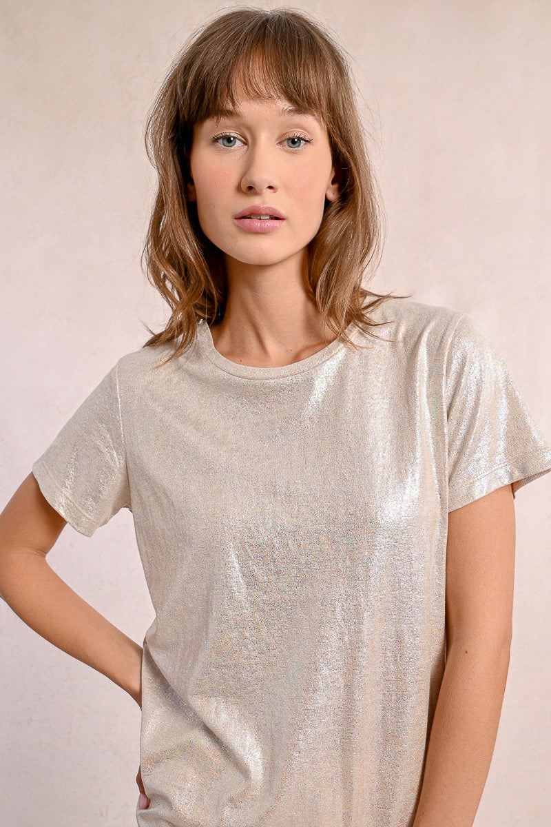 T-shirt scintillant