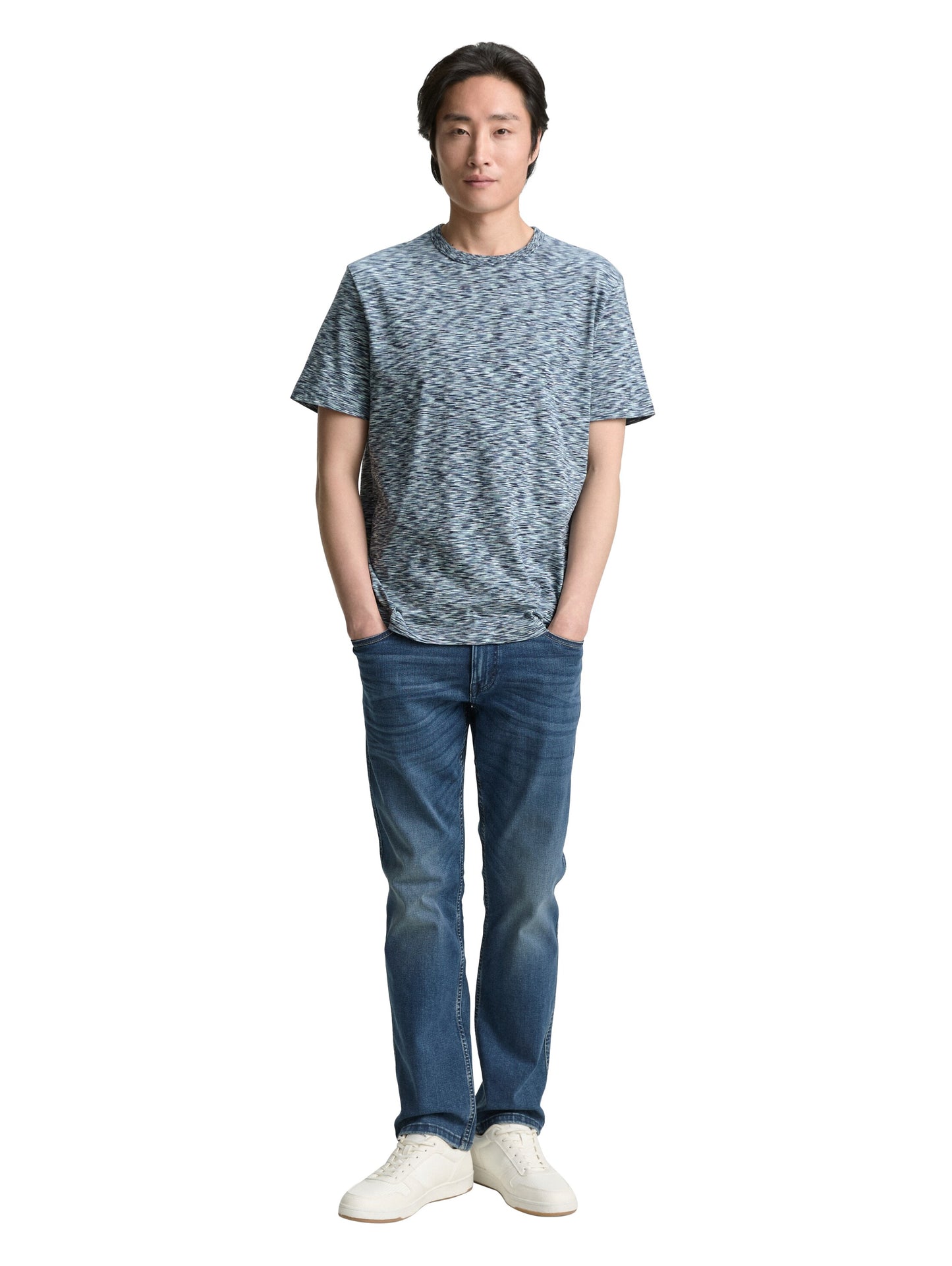 T-shirt au look chiné - 2 couleurs