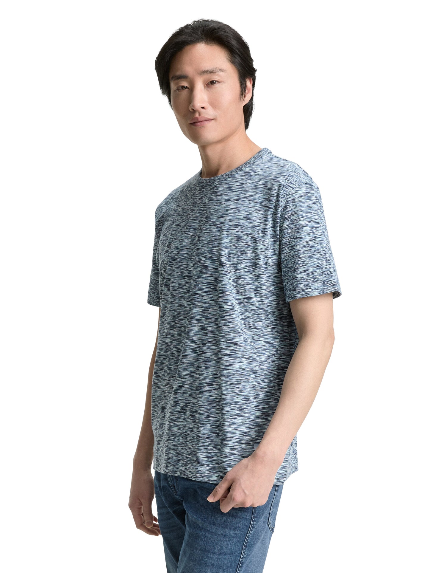 T-shirt au look chiné - 2 couleurs