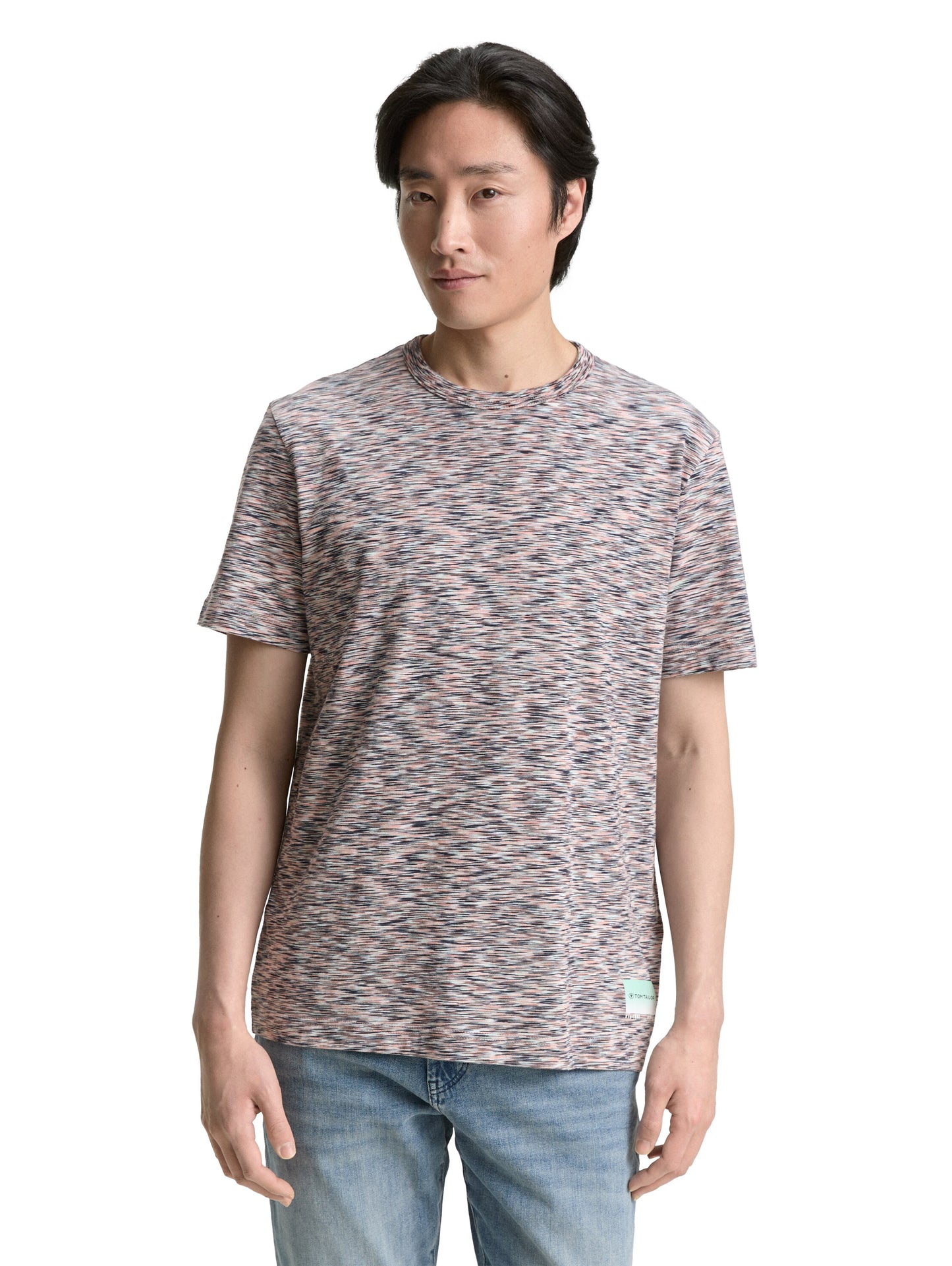 T-shirt au look chiné - 2 couleurs