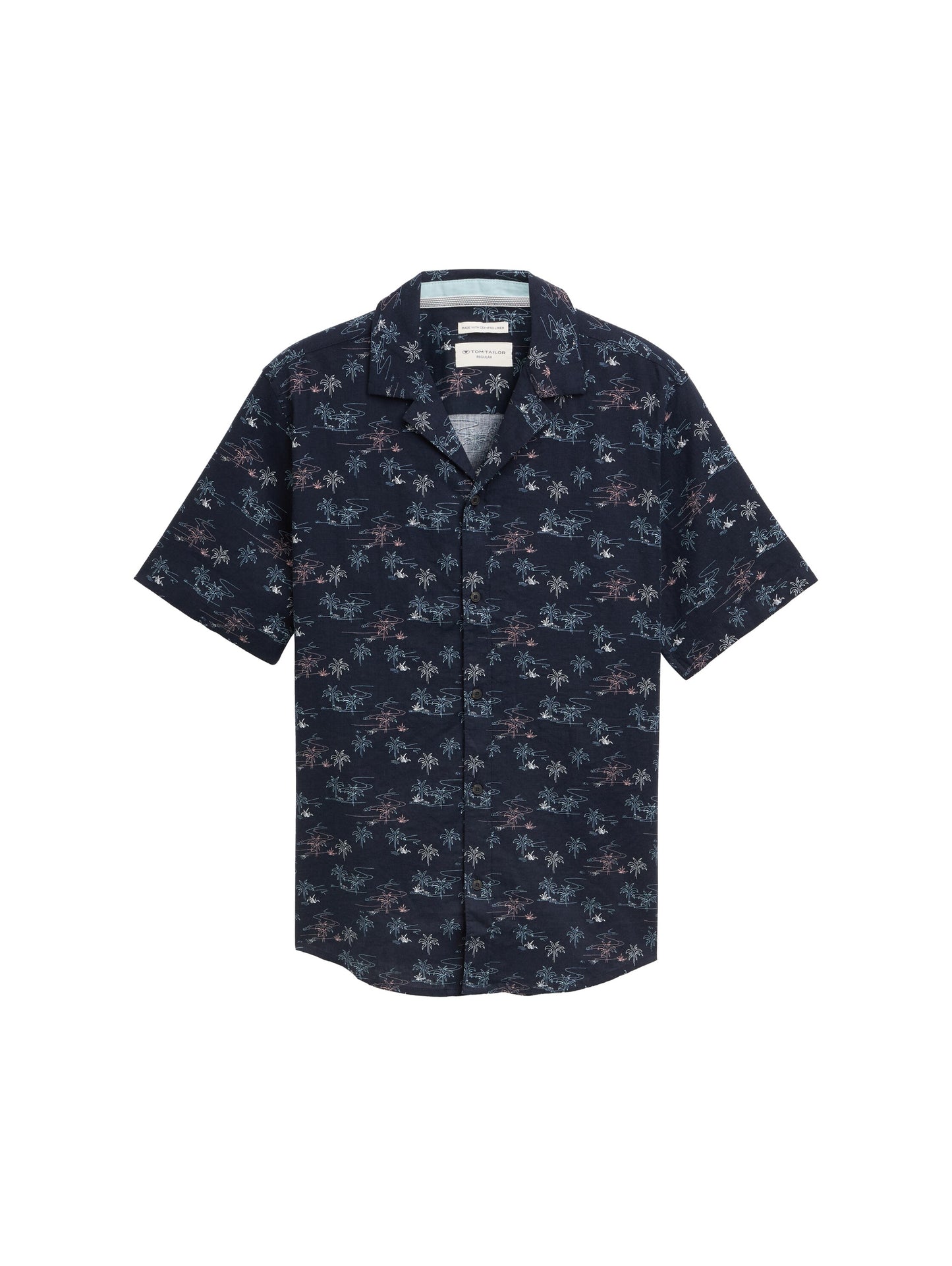 Chemise à motifs palmier