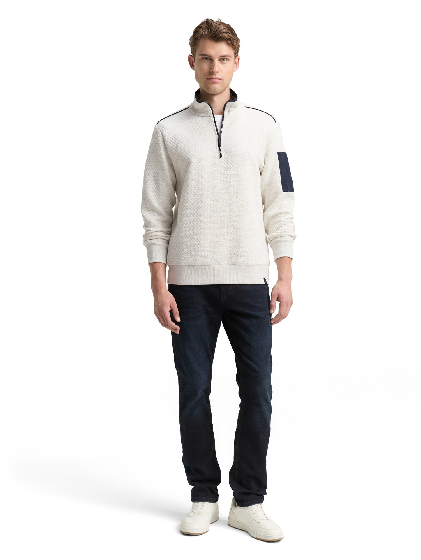 Sweat-shirt avec poche sur la manche