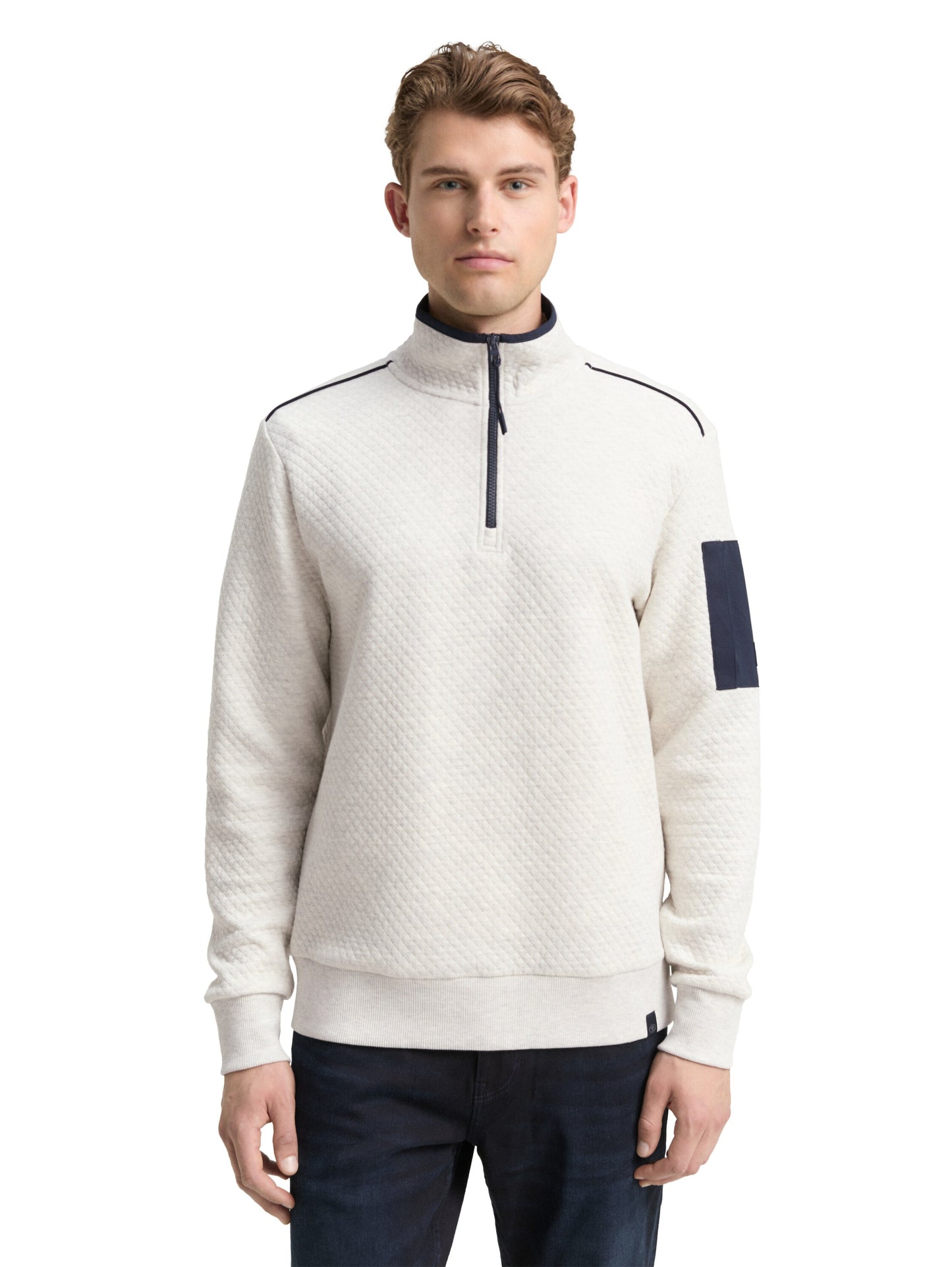 Sweat-shirt avec poche sur la manche