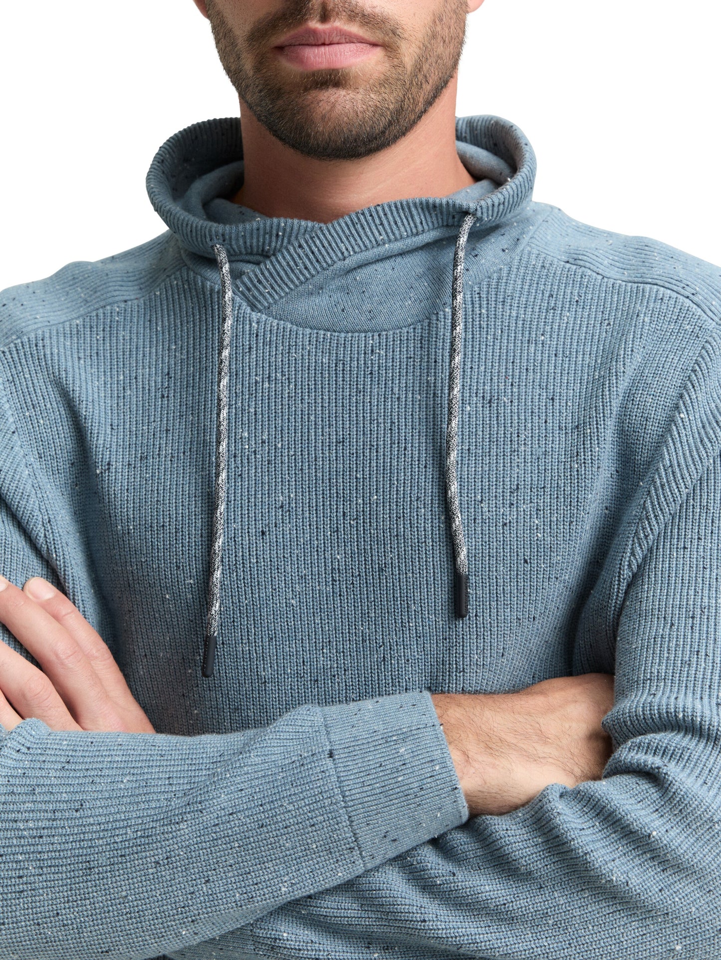 Pull en maille à l'aspect chiné