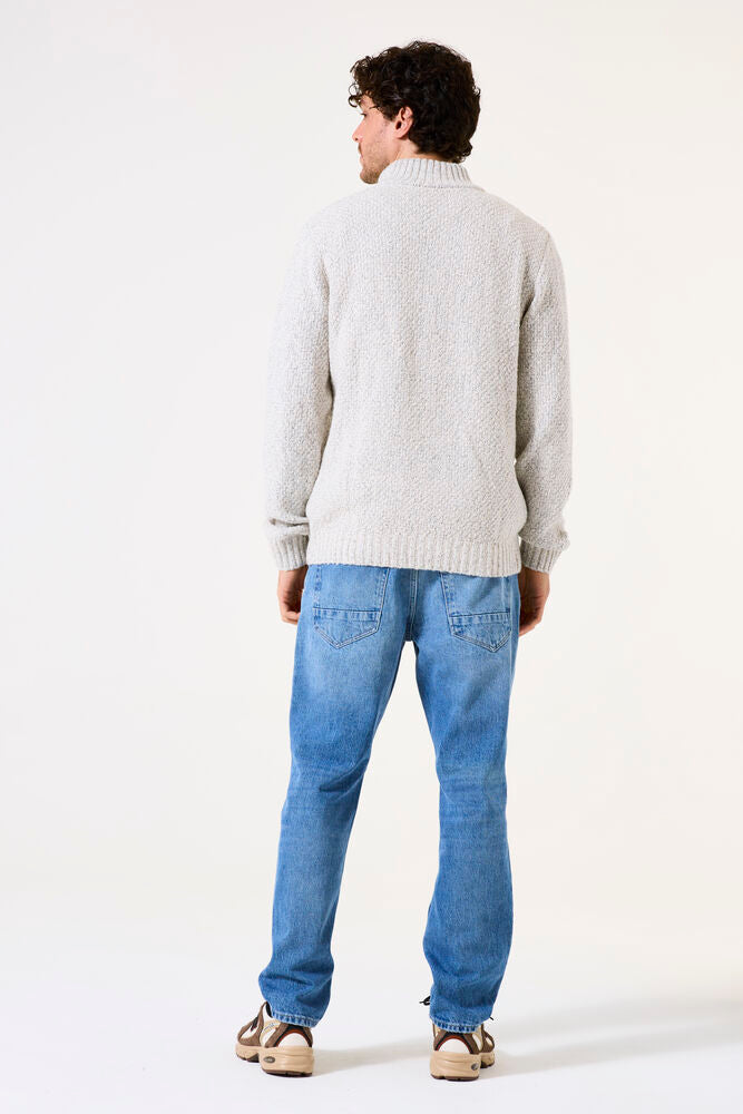 Pull en maille torsadée