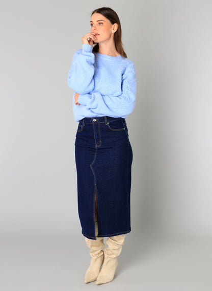 Tricot à fleurs