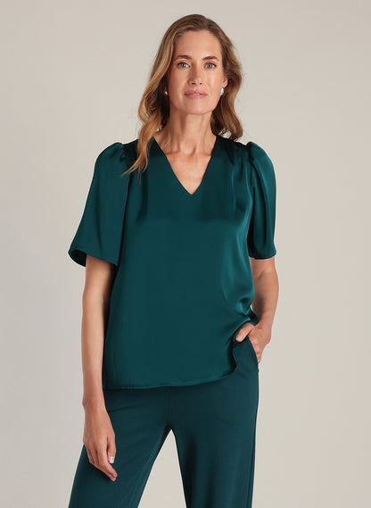 Blouse en satin