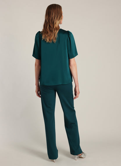 Blouse en satin