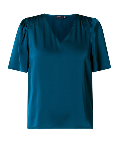 Blouse en satin