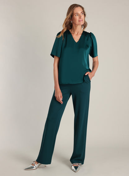 Blouse en satin