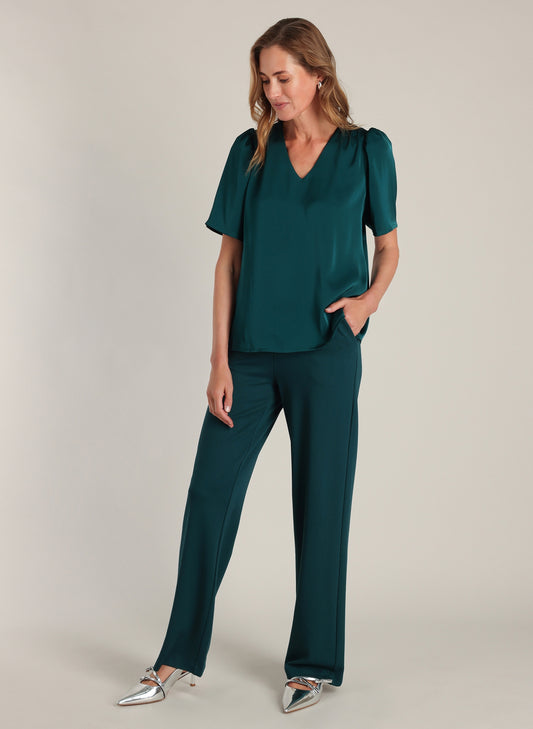 Blouse en satin